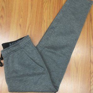 NIKE DRI-FIT TAPERED FIT/ JOGGERS POLYESTER PANTS GRAY Sz SMALL, S